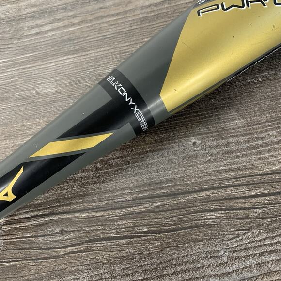 Mizuno B20 BLK ONYX CARBON PWR BASEBALL BAT 30” 20oz 2 5/8” 340521 -10 - Picture 3 of 15